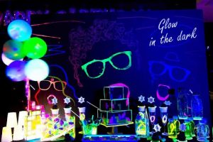 Fluorescent theme party birthday party hipster party
